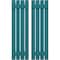 Ekena Millwork Americraft 4-Board, 2 Batten Exterior Real Wood Spaced Board-n-Batten Shutters, ARW101SB415X77ANH, PR ARW101SB415X77ANH - alternate 1